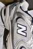 NEW BALANCE NB530官方老爹鞋男鞋女鞋情侶復古秋冬透氣百搭運動(dòng)休閑鞋 米白/金屬銀MR530KA 建議拍小半碼 41.5 (腳長(cháng)26cm尺碼詳詢(xún)客服) 曬單實(shí)拍圖
