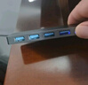 聯(lián)想（Lenovo）USB3.0金屬分線器擴(kuò)展塢高速4口集線器HUB拓展塢筆記本電腦一拖多轉(zhuǎn)換器轉(zhuǎn)接頭延長線Type-C供電 曬單實(shí)拍圖