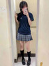 佰姿緣壓力小腿襪女夏季強壓力塑形瘦腿襪jk襪過膝長筒襪高筒襪半筒襪子 【強壓】中筒16CM-黑色1 均碼 【美腿塑形/壓力顯瘦】 曬單實拍圖