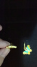 中國黃金（CHINA GOLD）黃金吊墜女足金夢幻蝴蝶漸變琺瑯鎖骨鏈生日七夕禮物送女友老婆 煙雨夢蝶+足金約0.25g 曬單實拍圖