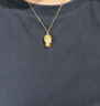周六福18K金項鏈女O字鏈素鏈鎖骨鏈生日禮物 黃18K 約0.8g-41+5cm 曬單實(shí)拍圖