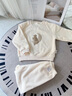 ELLE BABY女童家居服套裝嬰童公主睡衣雙面絨護(hù)膝防靜電秋冬款無骨縫可機(jī)洗 松鼠米 100 曬單實拍圖