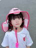偶森太陽(yáng)能風(fēng)扇兒童防曬帽海邊寶寶帽子遮陽(yáng)帽太陽(yáng)帽男童沙灘帽大帽檐 曬單實(shí)拍圖