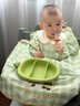 JULY MOLY寶寶吃飯一體式餐椅罩衣防水飯兜嬰兒專(zhuān)用輔食圍兜兒童畫(huà)畫(huà)圍裙 午后森林【袖子/下擺可拆/秒變罩衣/ 可放吸盤(pán)碗】 均碼【建議6個(gè)月-4歲】 一衣三用 【防水防污、輕薄】 曬單實(shí)拍圖