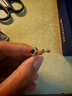 京霽 耳飾配件耳夾轉換器無(wú)耳洞防痛螺絲耳夾銀針耳釘耳夾飾品diy配件 耳夾轉換器/銀色一對+金色一對 曬單實(shí)拍圖