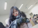 恒源祥圍巾女兩用冬季旅游穿外搭高級感藍色超大加厚披肩民族風(fēng)斗篷披風(fēng) 格紋藍色 曬單實(shí)拍圖