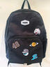彪馬（PUMA）官方 復古休閑雙肩包書包 PATCH BACKPACK 079194 黑色-01 OSFA/均碼 曬單實拍圖