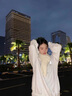 趣木也仿羊絨圍巾毛線編織手工diy細(xì)毛線團(tuán)男自織圍脖送女朋友材料包 白色【4團(tuán)線+禮盒+教程+竹針】 曬單實(shí)拍圖