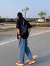 GENIOLAMODE森馬集團(tuán)牛仔褲男垂墜直筒男士長(zhǎng)褲寬松休閑百搭時(shí)尚褲子 曬單實(shí)拍圖