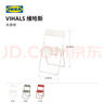 宜家（IKEA）VIHALS維哈斯新款折疊椅學(xué)習(xí)餐椅靠背家用椅子 綠色 曬單實(shí)拍圖