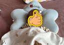 Hoag（霍格）嬰兒定型枕糾正頭型0-6-12月矯正新生兒寶寶枕頭護頸神器 白+藍色 【母嬰A類(lèi)一等品】 曬單實(shí)拍圖