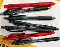 派通（Pentel）BLN105按動(dòng)黑色中性筆高顏值0.5mm簽字筆商務(wù)學(xué)生速干水筆水性筆文具 黑色5支裝 曬單實(shí)拍圖