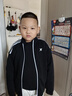 特步（XTEP）特步童裝男童春秋套裝2025新款兒童外套褲子運動(dòng)兩件套中大童春裝 正黑色 150 150cm 曬單實(shí)拍圖