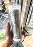 漢帝唐韻（HDTYU）銀杯子999純銀內外銀食用銀云南雪花銀熟銀保健杯鯉魚(yú)銀茶杯子 鯉魚(yú)款大號（配銀濾網(wǎng)） 曬單實(shí)拍圖