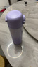 迪士尼水杯316不銹鋼保溫杯保冷杯500ML杯子雙飲兒童水杯 23066紫冰雪 曬單實(shí)拍圖
