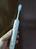 力博得電動(dòng)牙刷新一代掃振聲波牙刷清潔不打牙送男友/送女友生日禮物情侶款電動(dòng)牙刷教師節禮物S7霜華白  曬單實(shí)拍圖