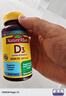 Nature Made維生素d3軟膠囊 VD3兒童孕婦成人中老年Vitamin D3天維美美國進(jìn)口 5000IU 90粒*1瓶 【維D缺乏嚴重】 曬單實(shí)拍圖