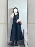 Dudant國際品牌女童學(xué)院風(fēng)裙子2025新款套裝大童洋氣背心裙襯衣兩件套裙 XHX8055學(xué)院風(fēng)綠格子裙套裝[綠色 120 cm建議身高115左右 曬單實(shí)拍圖