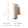 Vanow保溫咖啡杯 陶瓷內(nèi)膽男女士便攜教師節(jié)學(xué)生送老師禮物吸管水杯子 曬單實(shí)拍圖