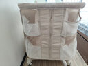 優(yōu)樂博（ULOP）星夢折疊嬰兒床多功能床可移動拼接寶寶床新生兒哄睡神器搖搖床 豪華頂配 一鍵折疊嬰兒床-星河金 搖籃嬰兒床帶蚊帳尿布臺-送棕墊 曬單實拍圖