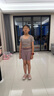 維多利亞旅行者瑜伽服女跑步運動套裝夏季健身服普拉提短袖短褲帶胸墊兩件套紫M 曬單實拍圖