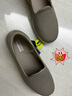 斯凱奇（Skechers）女鞋輕質(zhì)休閑鞋舒適緩震時尚網(wǎng)布鞋一腳蹬淺口單鞋136408 灰褐色/TPE 37 曬單實拍圖