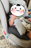 貝倍適兒童安全座椅汽車通用0-4-12歲寶寶嬰兒旋轉(zhuǎn)車載isofix便攜坐椅 尊享灰（硬接口+上拉帶+側(cè)防） 曬單實(shí)拍圖
