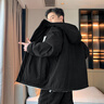 啄木鳥雙面穿棉服男士外套秋冬季新款棉衣男棉襖男保暖加厚羽加絨服男 卡其色 L (建議125-145斤) 曬單實拍圖