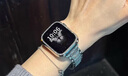表帶哥新款滿天星適用蘋果手表表帶apple watch S10/iwatch10滿鉆夏天夏季透氣金屬女款配銀色保護殼42MM 曬單實拍圖