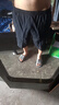 夏季薄款運動七分褲男寬松透氣馬褲中褲男士休閑速干大碼沙灘短褲 黑色+灰色【兩條裝】GA XL  適合130-145斤 曬單實拍圖