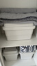無印良品（MUJI） 聚丙烯耐壓收納箱儲物整理后備箱車載儲物 KG0M3A1A 半透明 長40*寬39*高37cm 曬單實拍圖
