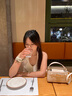 CinvaiKrose【葉一茜同款】凱莉包包女款2025年手提包女包單肩斜挎包生日禮物 奶油白【送女友老婆女生禮物走心】 曬單實(shí)拍圖