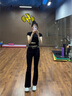 美麗衣櫥（BEAUTIFUL WARDROBE）水洗微喇牛仔褲女春秋高腰顯瘦喇叭褲女日常休閑百搭馬蹄長(cháng)褲子女 曬單實(shí)拍圖