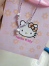 999足銀純銀hello kitty項鏈哈嘍KT凱蒂貓生日禮物吊墜兒童不掉色 足銀999項鏈-尺寸可定制 寶寶兒童款【尺寸可調節(jié)】 曬單實拍圖