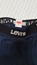 Levi's李維斯男士針織短褲休閑舒適平角褲四角褲內(nèi)褲兩件組合裝 多色 M 曬單實拍圖