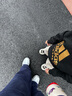 阿迪達斯 （adidas）童裝秋冬季內搭衛衣套頭衫長(cháng)袖上衣  黑/金 110 曬單實(shí)拍圖
