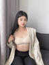 路讓宋內(nèi)衣女士夏季無鋼圈文胸罩細(xì)肩帶冰絲無痕美背吊帶小胸顯大背心 膚色 L 【推薦95-115斤】 曬單實(shí)拍圖