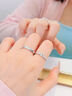 GLTEN七夕情人節(jié)禮物情侶戒指銀對戒女生日表白結(jié)婚紀(jì)念送男女朋友老婆 曬單實拍圖
