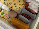 無(wú)印良品（MUJI）再生聚酯纖維化妝包 居家 旅行 化妝品收納 便攜 洗漱包 新品 迷你 紅色格紋 曬單實(shí)拍圖