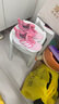 adidas小童TENSAUR COMFORT AC一腳蹬網(wǎng)面運動(dòng)鞋阿迪達斯輕運動(dòng) 清澈粉/白色/祈福粉   28.5 曬單實(shí)拍圖