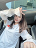 斯比奇德國品質(zhì)防曬袖套女夏蕾絲冰袖2025新款開(kāi)車(chē)寬松手套薄款 A0122鑲磚米色 均碼 曬單實(shí)拍圖