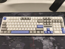 狼蛛（AULA）F108pro客制化機械鍵盤(pán)有線(xiàn)/藍牙/2.4G無(wú)線(xiàn)三模連接全配列Gasket結構RGB燈效游戲辦公鍵盤(pán)家用設備 F108暮山紫-焦糖拿鐵軸 曬單實(shí)拍圖