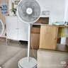 美的（Midea）電風(fēng)扇落地扇家用七葉辦公室輕音電扇立式大風(fēng)量節(jié)能易拆洗節(jié)能宿舍電扇 【全新升級(jí)7葉加高大網(wǎng)罩】白色 曬單實(shí)拍圖