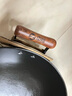 中福雙耳鐵鍋龜紋生鐵鍋鑄鐵鍋無(wú)涂層老式鐵鍋土灶大鐵鍋炒鍋陸川鐵鍋 雙耳圓底+不銹鋼蓋 40cm 曬單實(shí)拍圖