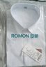 羅蒙（ROMON）純色商務(wù)職業(yè)正裝男士白襯衫工裝男裝短袖襯衣男CS72白色2XL 曬單實(shí)拍圖