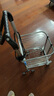 購物車買菜車小拉車手拉車爬樓折疊便攜家用推車拉桿老人上樓梯 雙把手8輪（紫色）帶剎車 曬單實拍圖