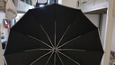 澤時(shí)雨德國綠巨人24骨雨傘超大反向傘大號男士全自動(dòng)加大加固加厚晴雨傘 雙纖24骨124CM-黑色（送禮盒） 曬單實(shí)拍圖