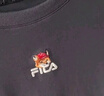 FILA 斐樂(lè )韓素希同款女子針織短袖衫2025夏季新款修身小狐貍刺繡T恤 傳奇藍-NV L 170/88A/L 曬單實(shí)拍圖