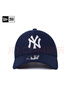 NEW ERA紐亦華MLB棒球帽秋冬刺繡麥爾登呢彎檐硬頂毛呢帽940 60292504-藏青色 麥爾登呢 曬單實(shí)拍圖