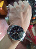 【無(wú)電池正宗全自動(dòng)真機械表】真游絲透底男士手表雙日歷夜光精鋼 全自動(dòng)游絲真機械37藍面本銀實(shí)心鋼帶 41mm 曬單實(shí)拍圖